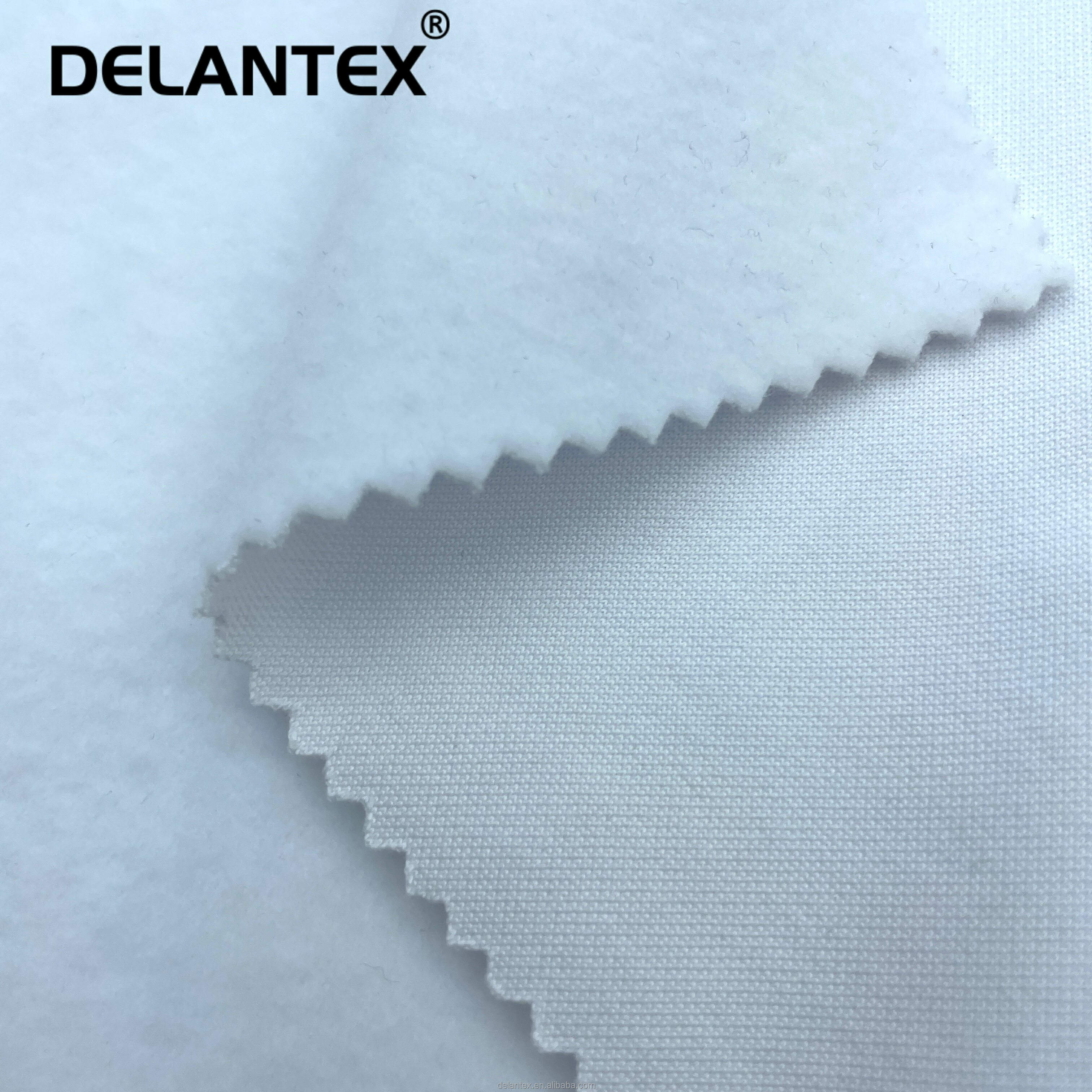 Delantex Customized Color 150D/96F 1 Side Brushed Thick Polar Fleece Fabric for Sale