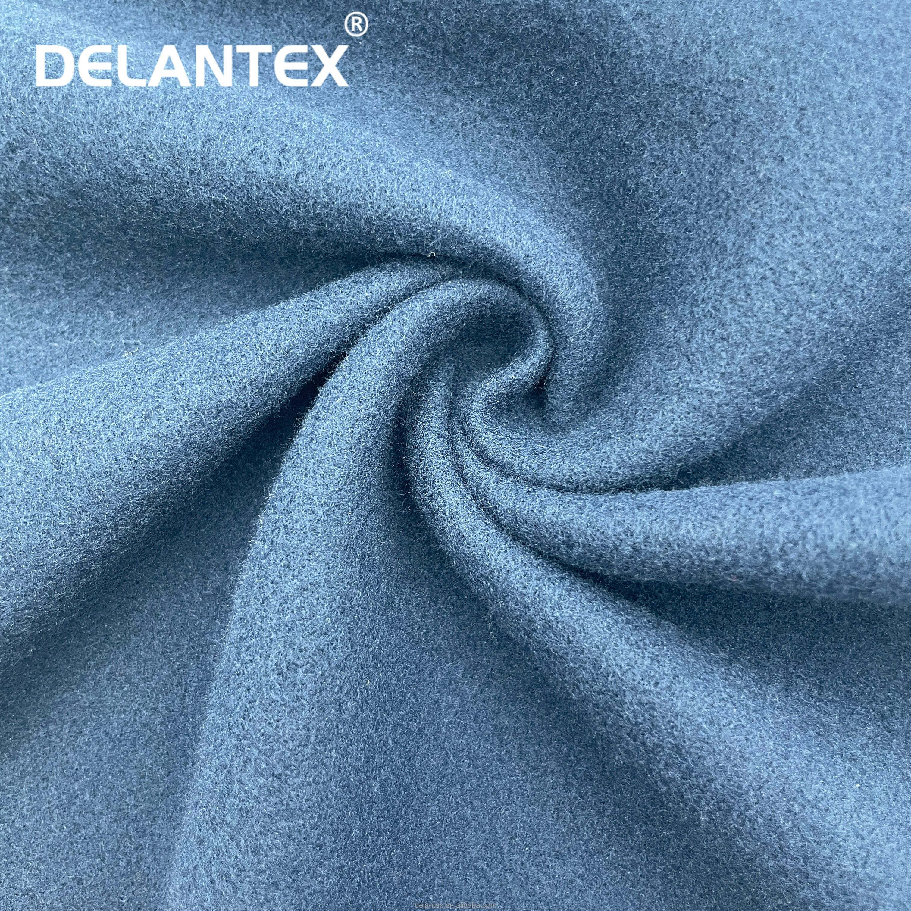 Delantex Polyester Micro Polar Fleece DTY 150D/144f One Side Brush Fabric