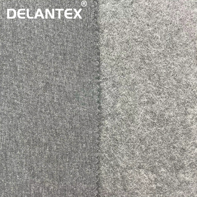 Delantex High Performance 240GSM for Hoodie Garment Felpa China Single Sided Brushed Fabric