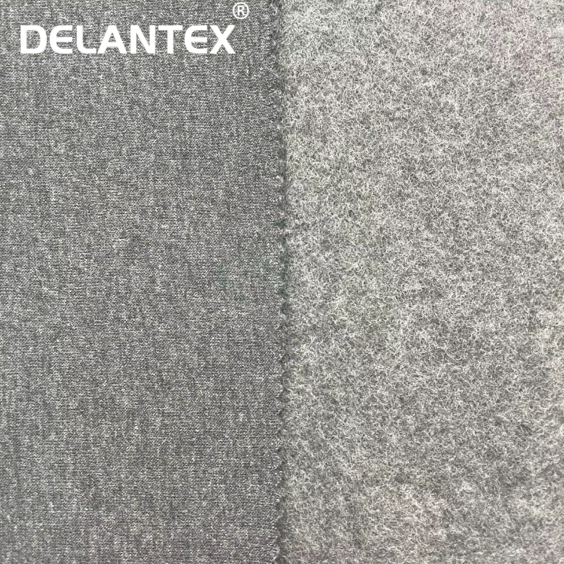 Delantex High Performance 240GSM for Hoodie Garment Felpa China Single Sided Brushed Fabric
