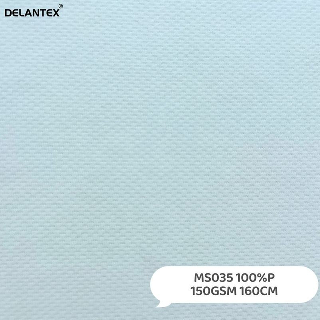 Delantex 100% Polyester 75D/36F Dry Fit Bird Eye Mesh Fabric Solid Color Sports Pattern for Outdoor Fashion & Garments