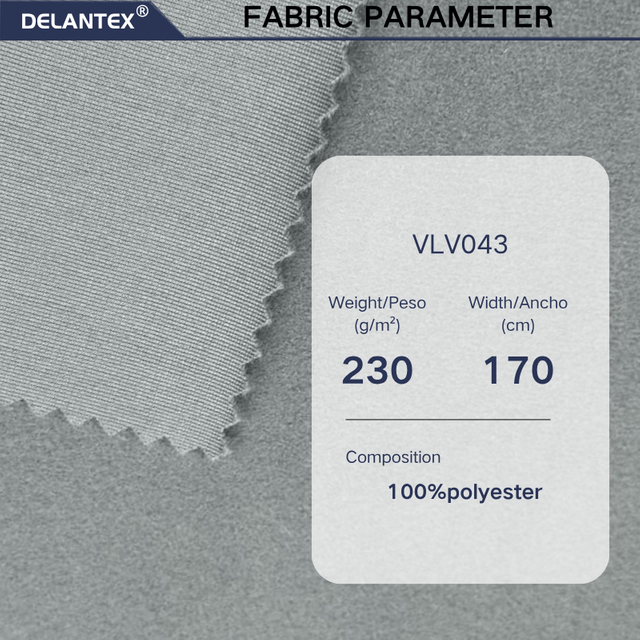 Delantex Fleece Fabric Flannel Sweatshirt Roll Fleece Fabrics for Clothing 170cm 230gsm Door Width and Weight