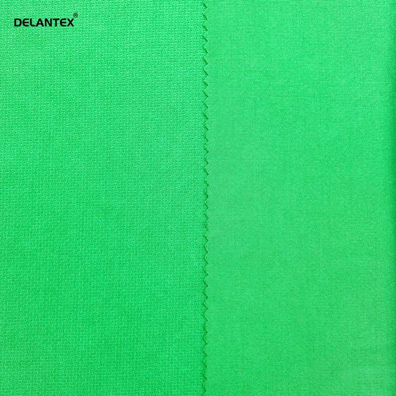 Delantex 100% Polyester Fabric for Sportswear Clothing Breathable Sports Dry Fit Mesh Jersey Fabric Free Sample