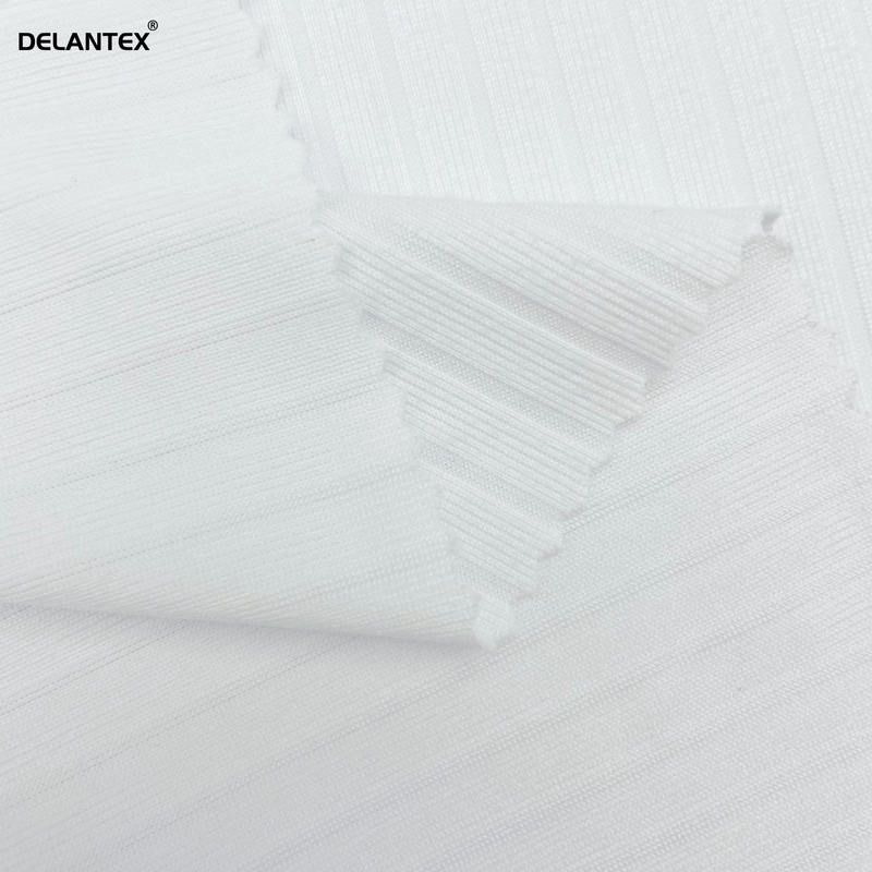 Delantex Elastic Fabric Sublimation 200 Gsm Rib Jersey Brushed Fabric for Girls' T-Shirts Sleepwear Use Free Sample