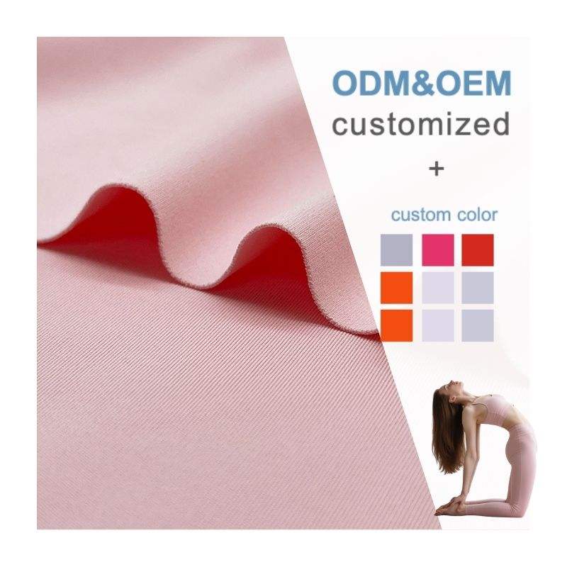 Delantex Sportswear Jersey Knit 220gsm 168cm 82Poly 18Span Moisture-Wicking Gym & Running Fabric Free Sample