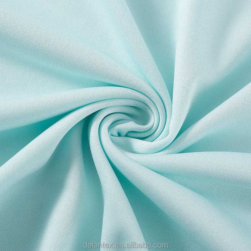 High-Quality 100d/144f 100% Polyester Weft Knitted Interlock Fabric