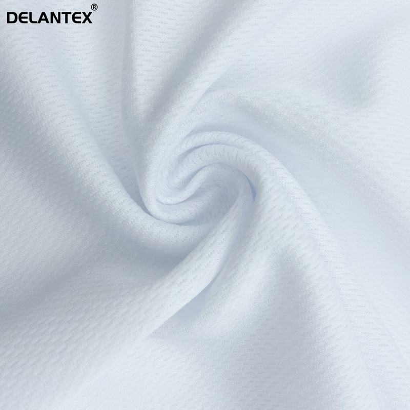 Delantex 100% Polyester Birds Eye Mesh Fabric for Girls Stretch and Stain Repellent for Polo T-Shirts Garments Outdoor Use