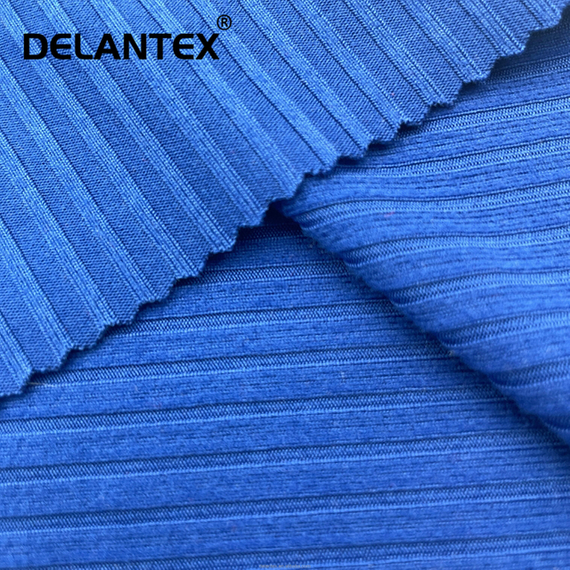 Knit 8*5 Rib Jersey Fabric Soft Hand Feel Weft Wholesale Custom Reversible Ribbed Fabric Free Sample