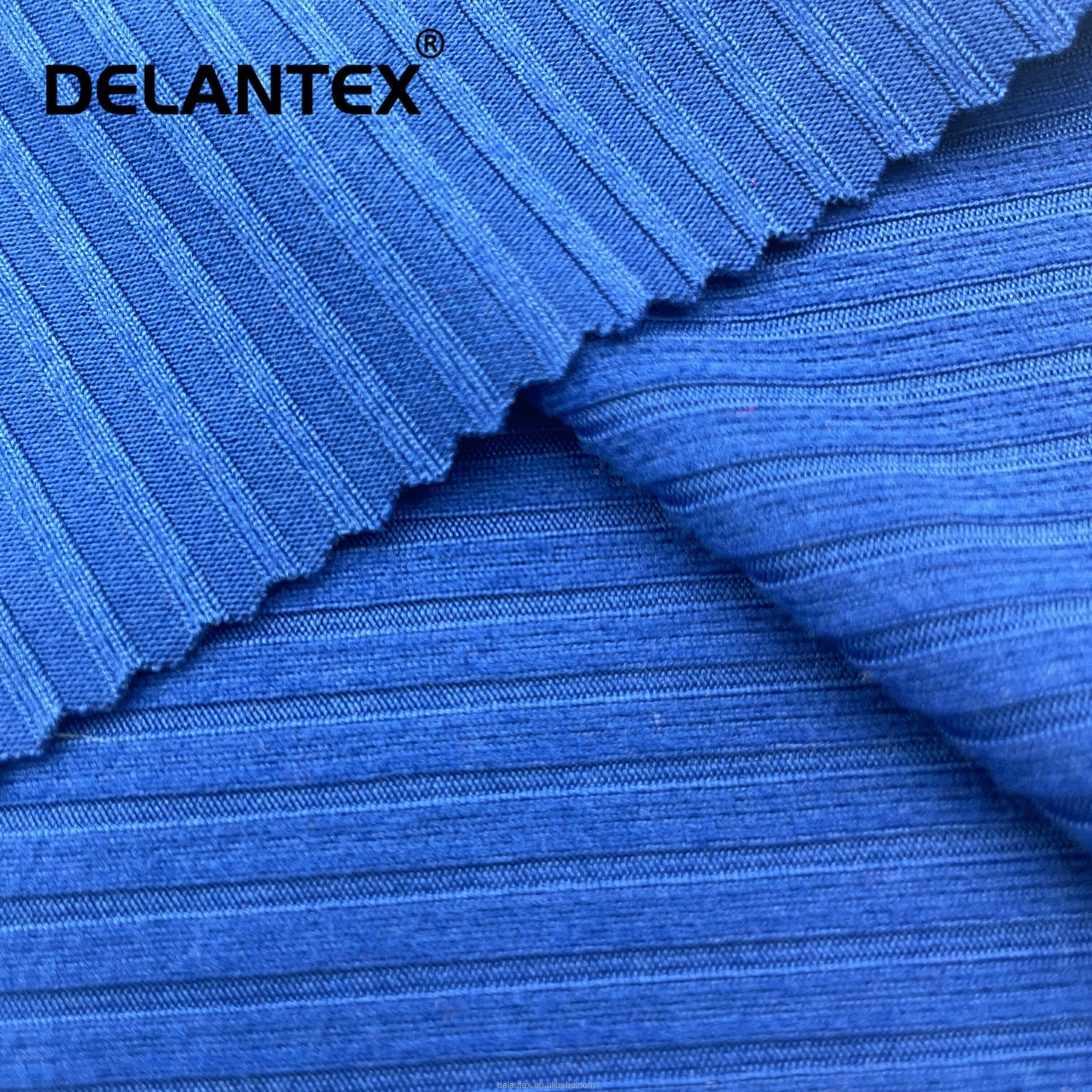 Knit 8*5 Rib Jersey Fabric Soft Hand Feel Weft Wholesale Custom Reversible Ribbed Fabric Free Sample