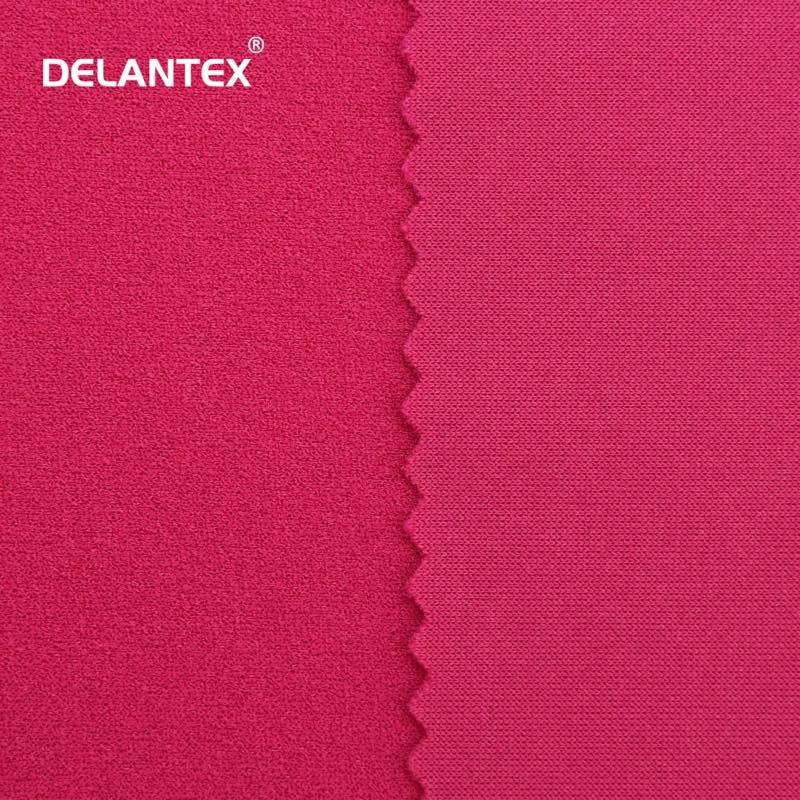 Delantex Women Suit Scuba Knit Crepe Jersey Textile Fabric Polyester Spandex for Dress