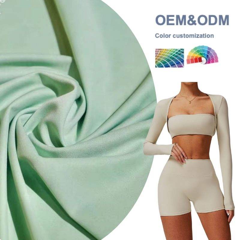 Delantex Most Popular Swimwear Fabric Nylon Spandex Fabric 4 Way Stretch Knitted Fabric