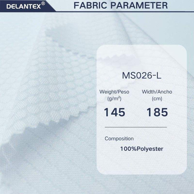 Delantex Moisture Absorbent Wicking Fabric Hexagonal Football Mesh Fabric for Sport Free Sample