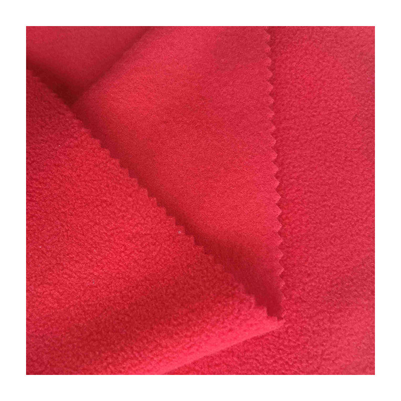 Delantex Top Quality 100%Polyester Polar Fleece Fabric Two Side Brushed Single Side Anti-Pilling Polar Fleece Fabric Free Sample