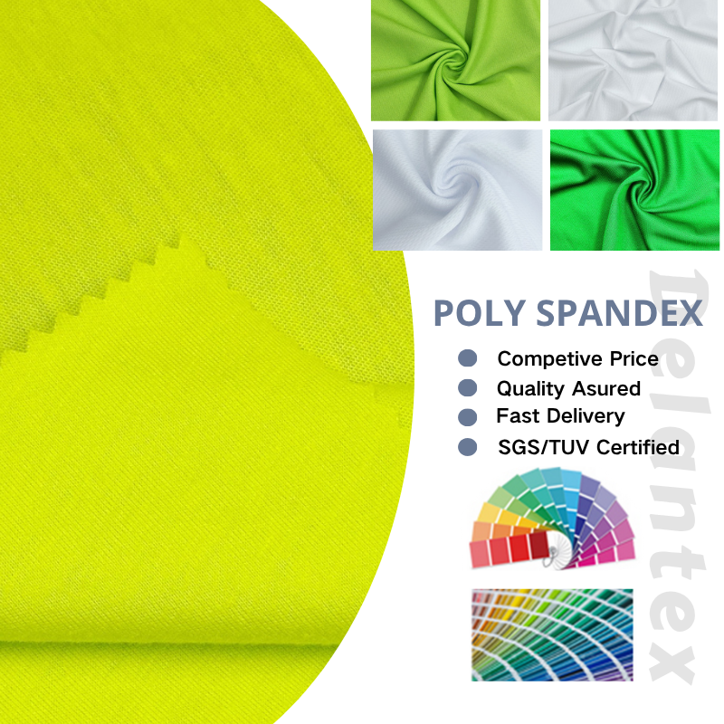 Delantex Wicking 47% Polyester 6% Spandex 47%cotton High Stretch Jersey Sports Wholesale China Jersey Fabric