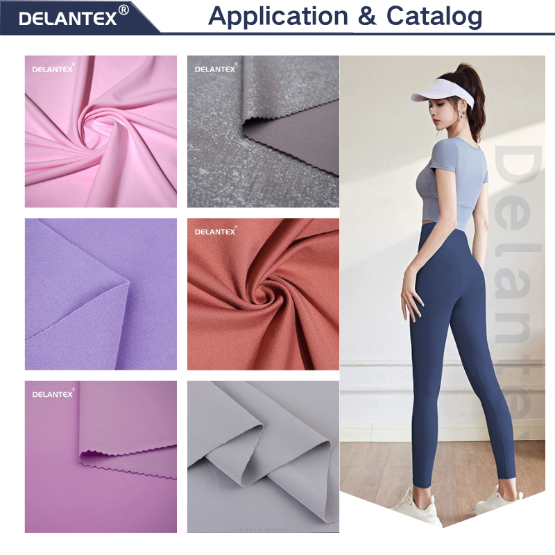 Delantex Hot Summer Quick Drying Moisture Absorbing Nylon Clothing Fabric, Warp Knitted Fabric, Tear Resistant Material