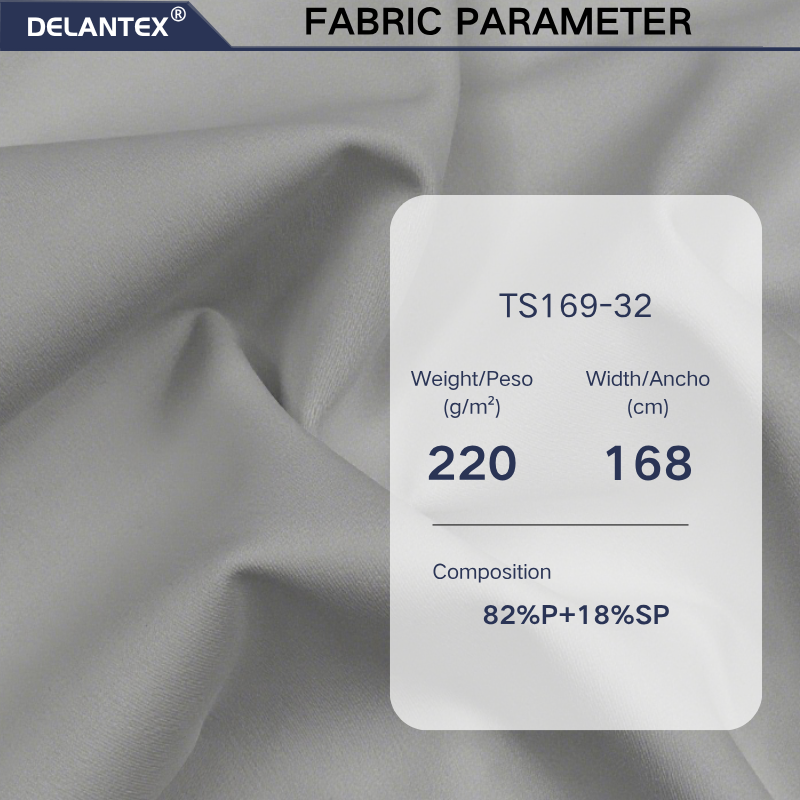 Delantex Comfortable SPortswear Soft Touch Jersey Double Jersey Fabric Breathable for Sportswear Stretch Plain for Garments