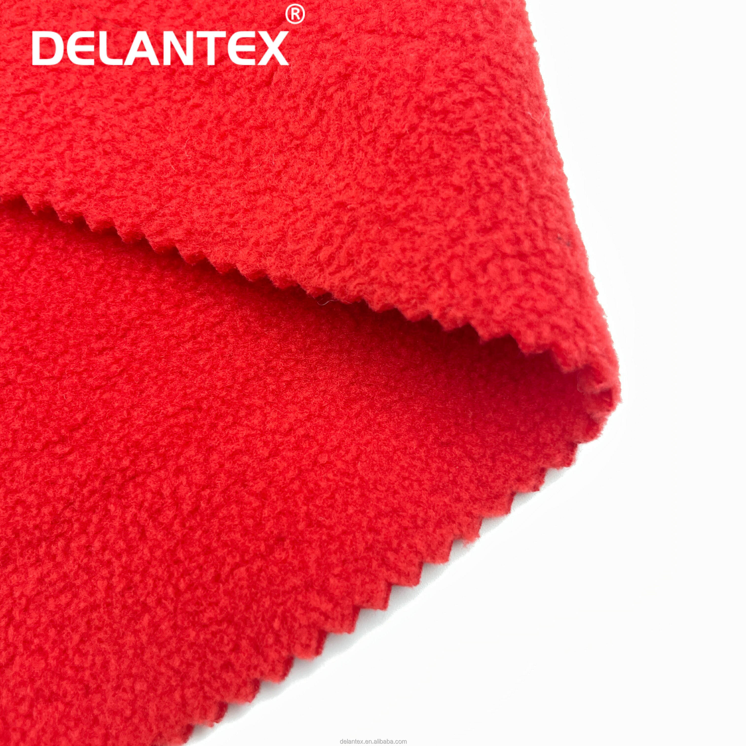 Delantex 150D/144f Moisture Wicking Anti Pill Polar Fleece Fabric Super Soft for Garment Free Sample