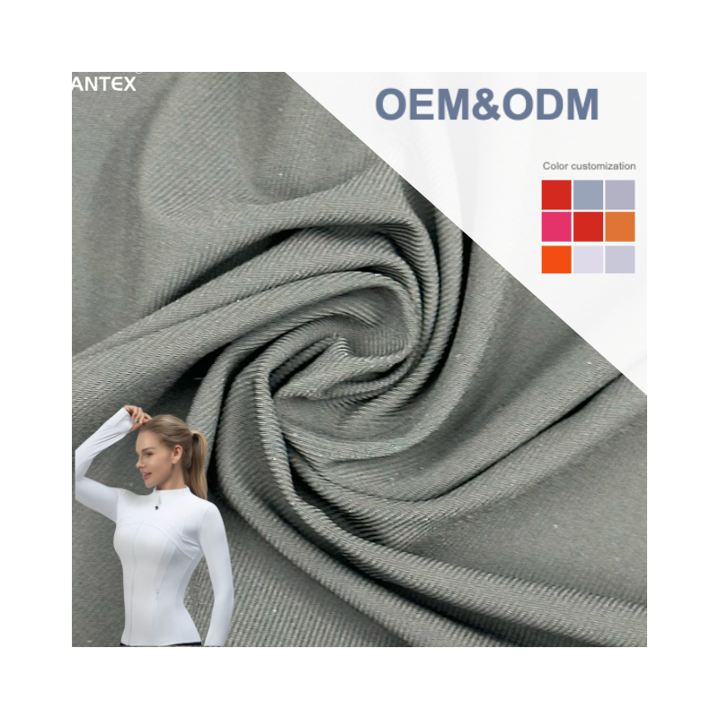 Delantex 175gsm/160cm Nylon Spandex Fabric for Yoga Swim Sport Wear Specialization Manufacturing Breathable Wicking Fabric
