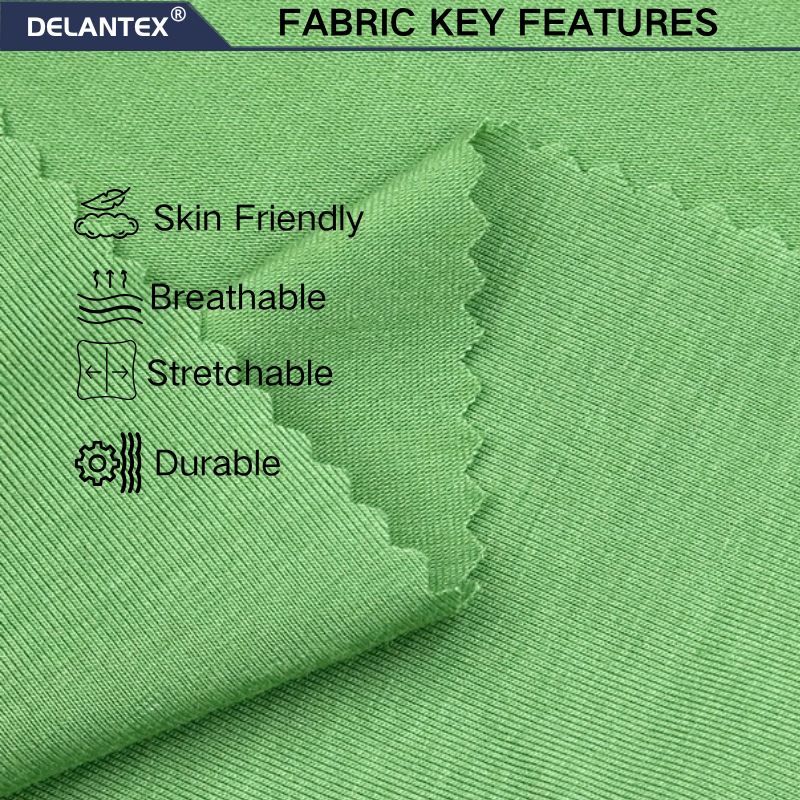 Delantex Factory Manufacturing Spandex Jersey Fabric for Customize Wholesale China Jersey Fabric