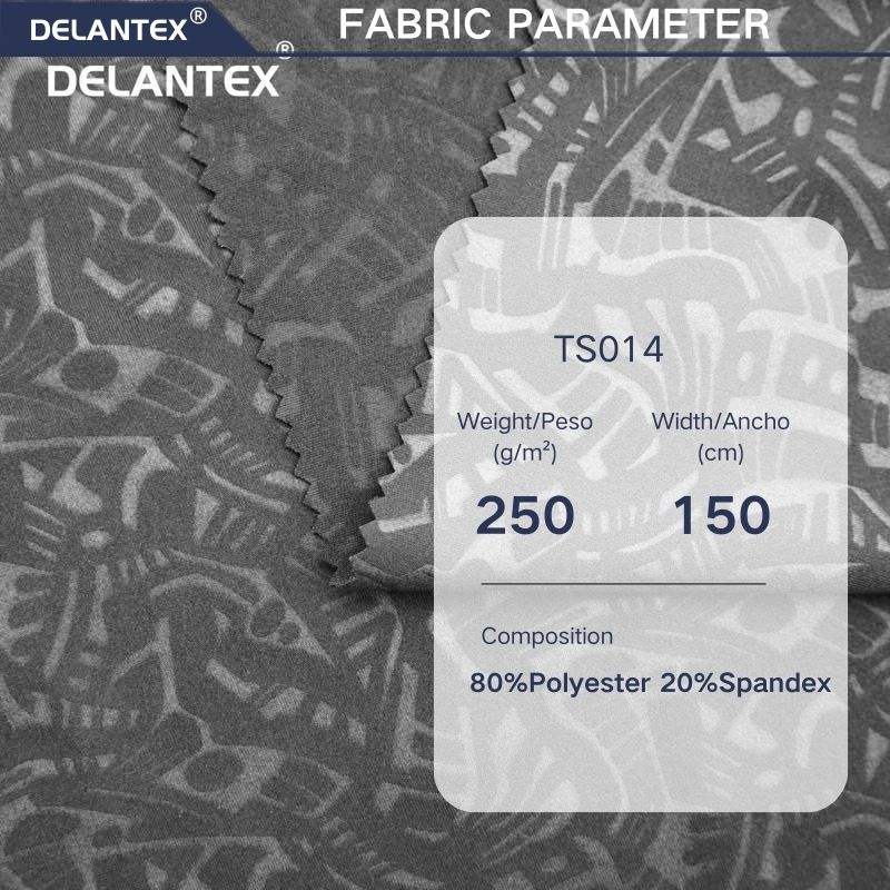 Delantex Brushed Stretch Fabric for Sports Leggings 80 Polyester 20 Elastane Printed Jersey Fabric