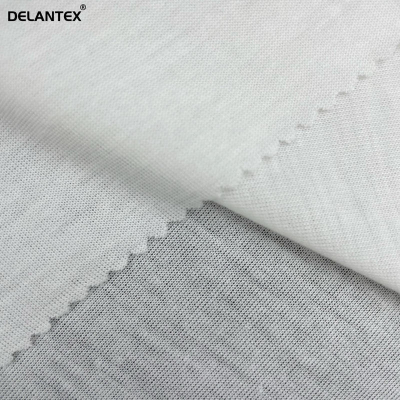 Delantex Sublimation Fabric White Roll 100 Polyester Spun Jersey Fabric for Sun-protective Clothing Free Sample
