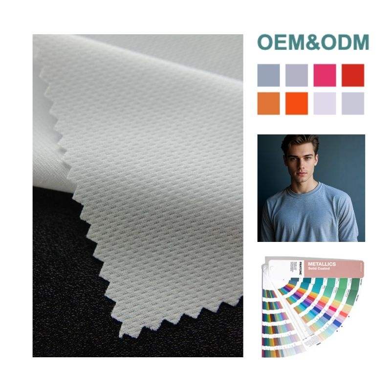 Delantex 75D Bird Eye Mesh Knit Fabric for Outdoor Sports 100% Polyester for Garments for Girls