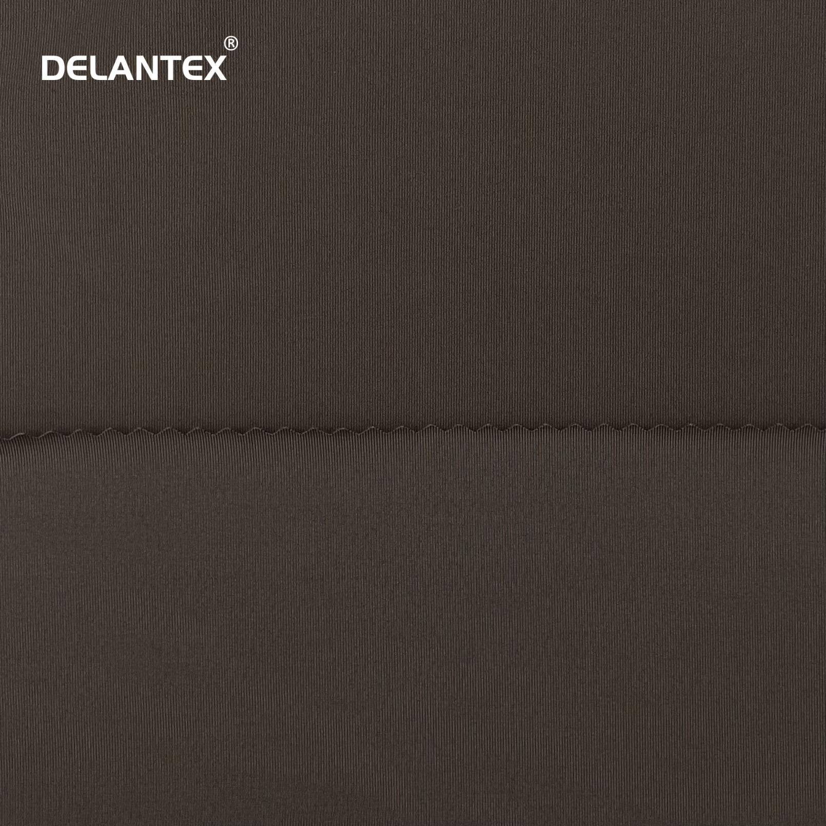Delantex Manufacture Quick Dry 4 Way Stretch 82%Nylon 18% Spandex Smooth Fabric for Fitness Wear