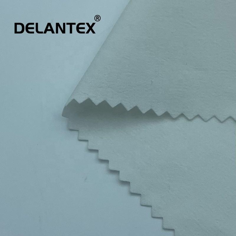 Delantex 96% Polyester 4%Spandex White Bleached Pfd 4 Way Stretch Fabric for Sublimation