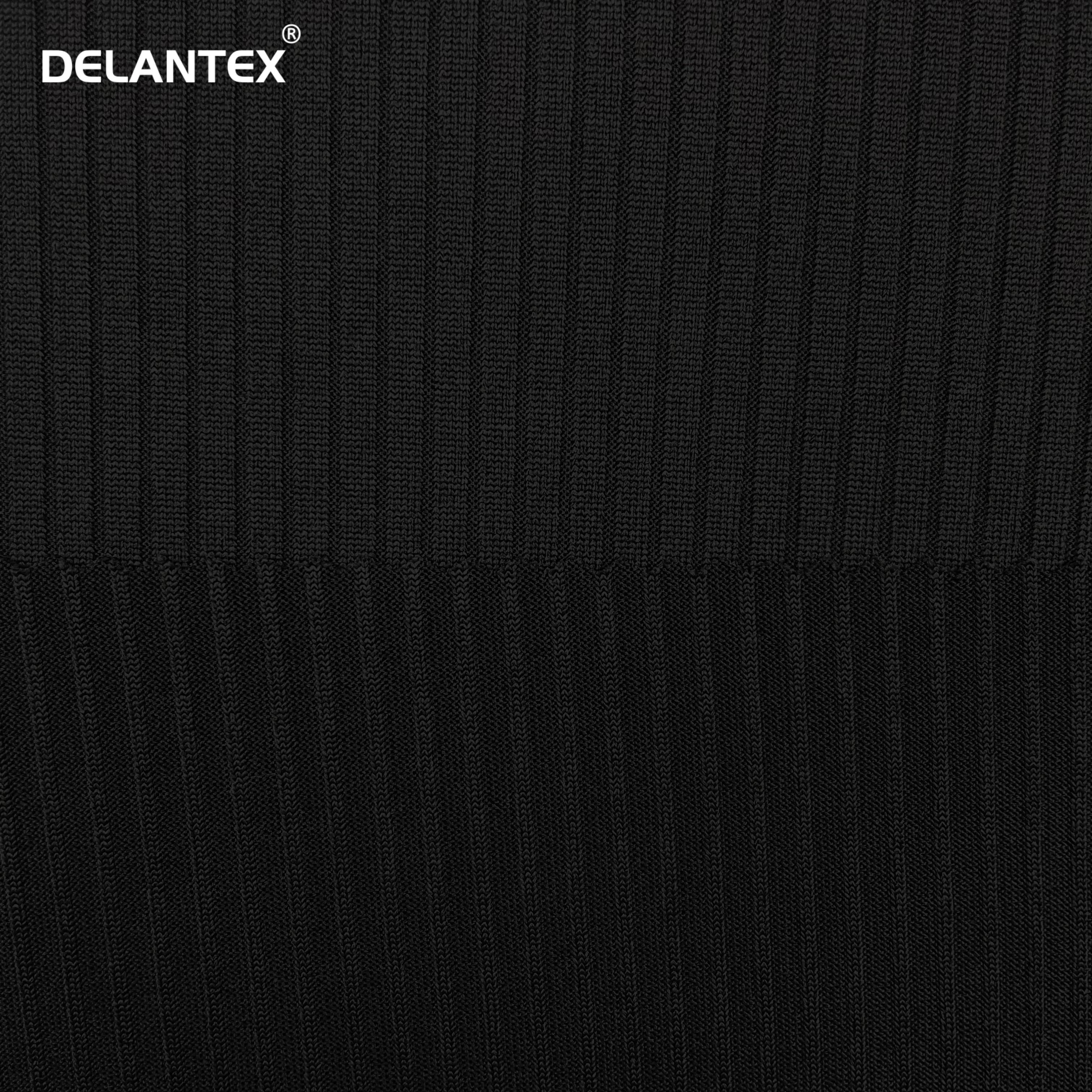 Delantex Good Price Wholesale Rib 96% Polyester 4% Spandex Rib Knit Fabric