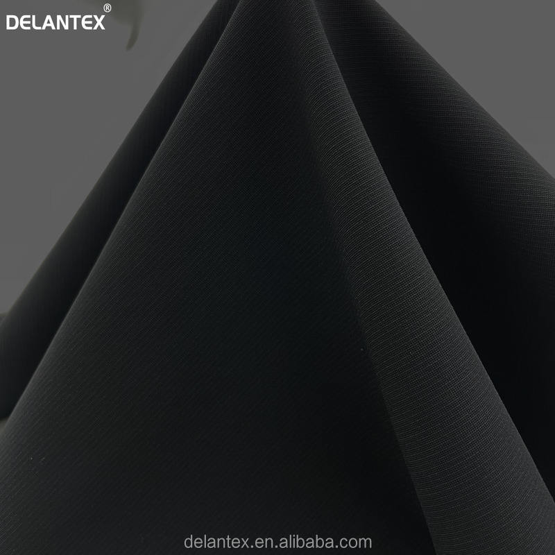 Delantex Custom Fabric Nylon Spandex Double Warp Plain Fabric for Special T-shirt
