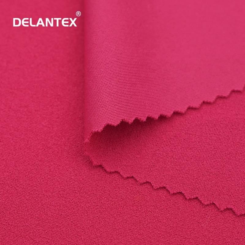 Delantex 95 Polyester 5 Spandex 75D/36f Scuba Crepe Fabric for Dubai Egypt Market