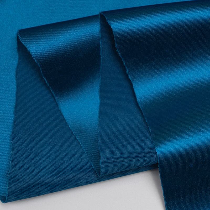 Delantex 4 Way Stretch Knitted Fabric Spandex Satin Jersey Fabric for Skin Swimsuit Leggings