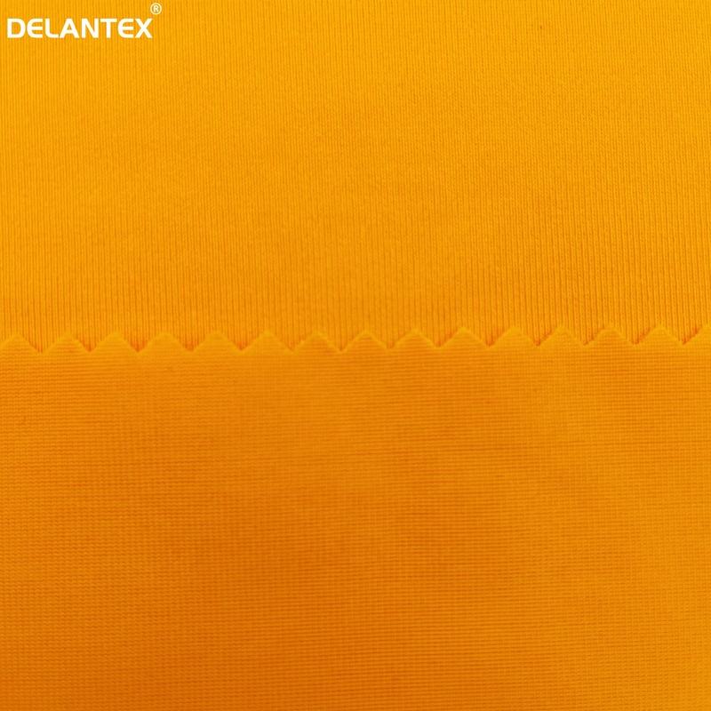 Delantex Wholesale Solid 50D Polyester Spandex Semi Dull Soft Jersey Fabric for Swimsuit