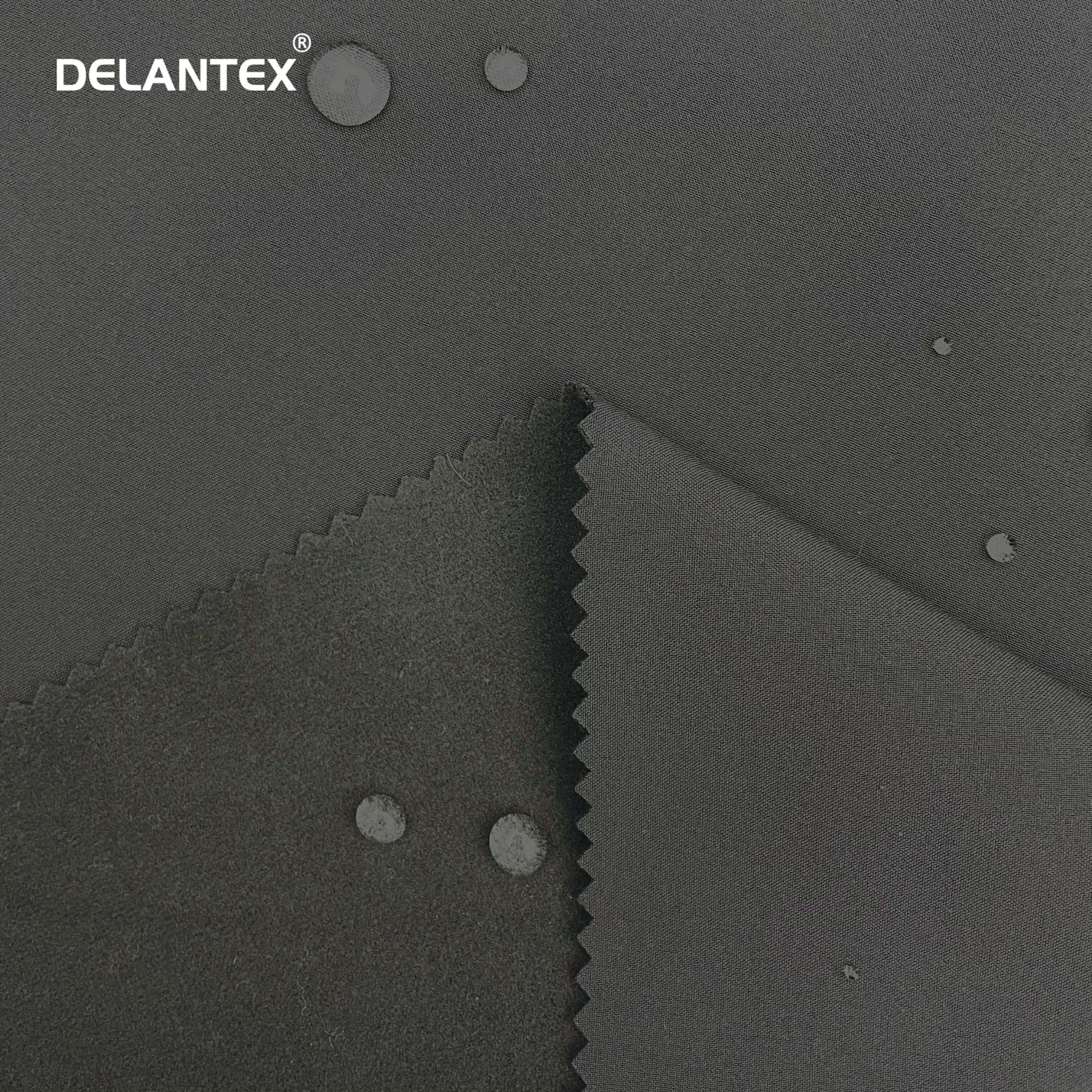 Delantex Premium Super Light Softshell Waterproof Bonded Fabric for Winter Jackets