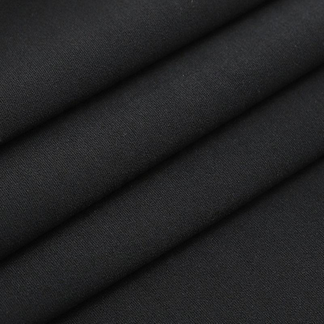 Knitted DTY Single Brush Print Stock Fabric for Garment
