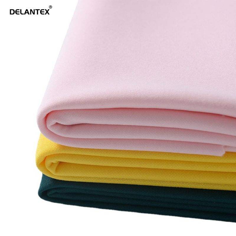 85% Nylon 15% Spandex Interlock Sports Yoga Fabric for Swimwear UV Protection UPF 50+ Super Stretch