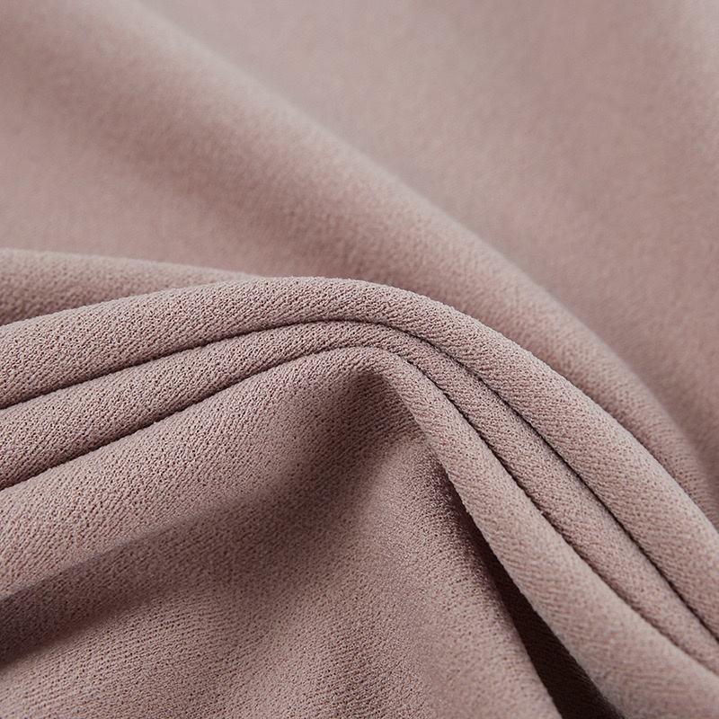 Delantex Tela Crepe scuba Fabric 95 Polyester 5 Spandex Double Knit Polyester Elastane scuba Crepe Fabric for Women Dress