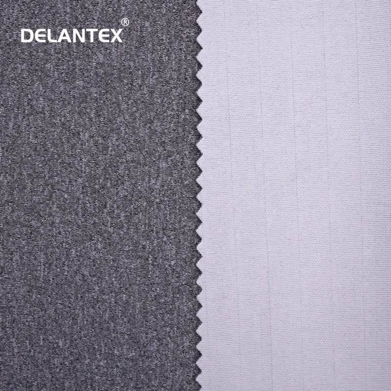 Delantex Hot-selling scuba Dyed Elastic Polyester Fabric Knitted 35%polyester 65%cotton Fabric for Shirt