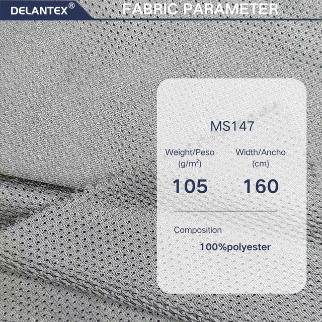 Delantex 105gsm Anti Static Reactance Tear Breathable Sports Fabric