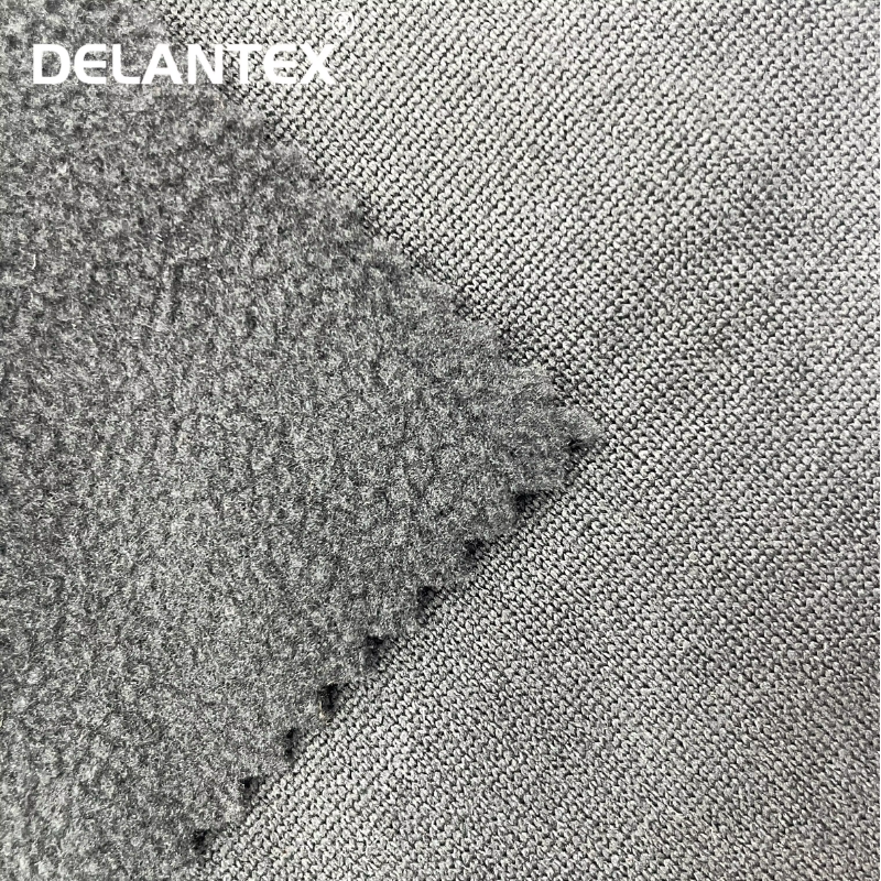 Delantex 100D/144F 1 Sided Brushed Single Sided Fleece Material Fabric