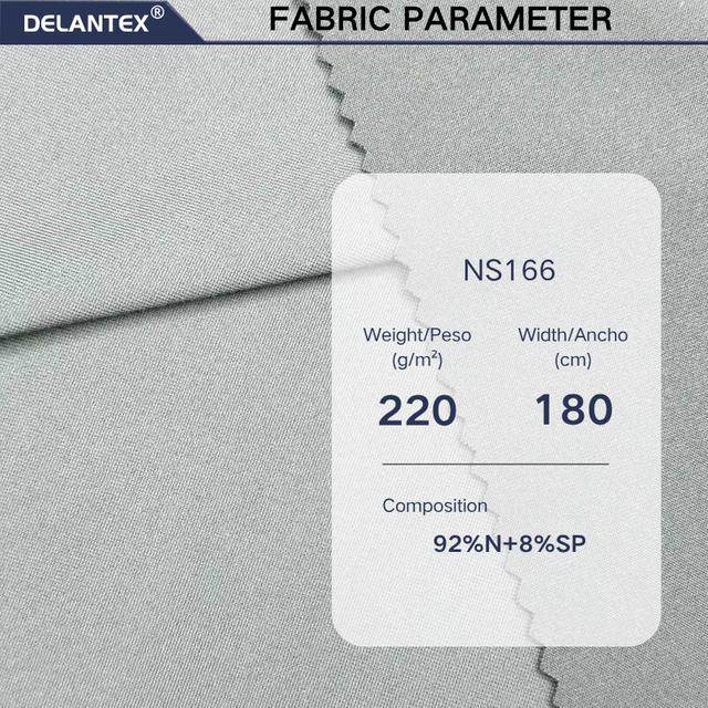 Delantex Stretch Fabric Weft Knitted Light Swimming ultra Thin 180cm 220gsm