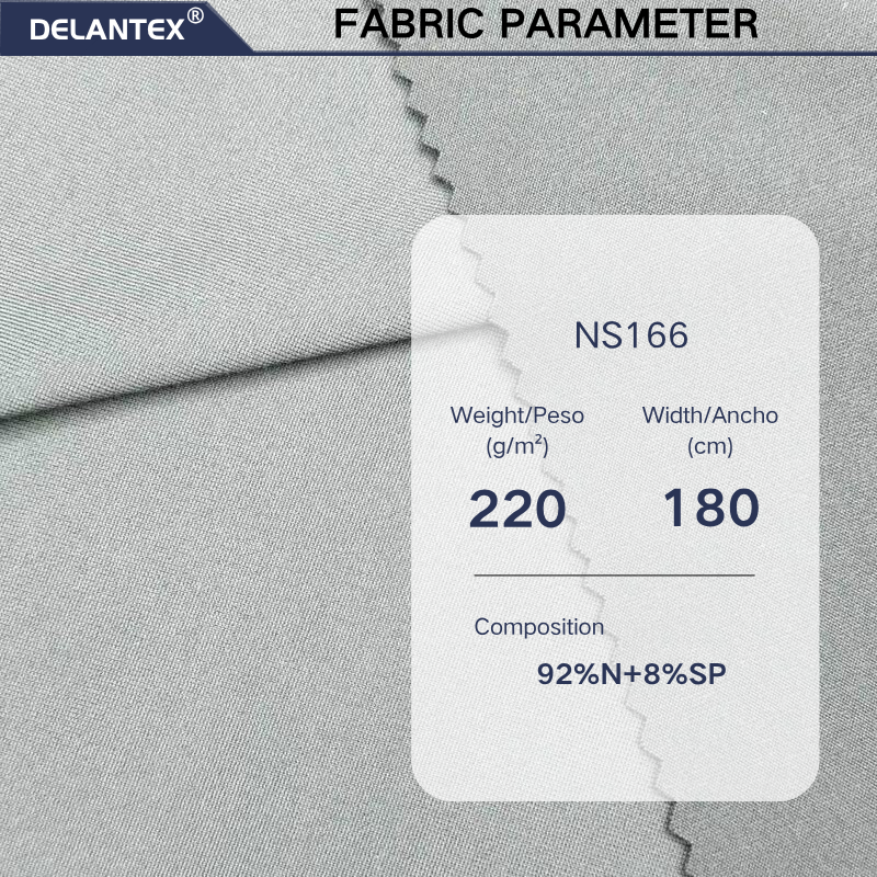 Delantex Stretch Fabric Weft Knitted Light Swimming ultra Thin 180cm 220gsm