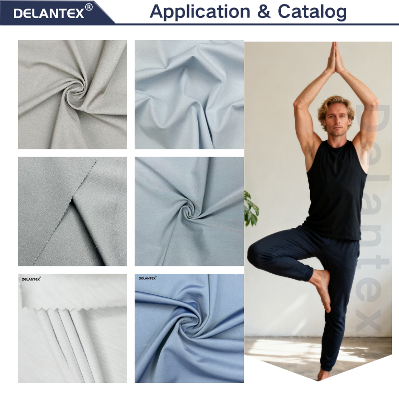 Delantex High Quality Elastic Fabric Gym Sports Fabric 125cm 255gsm