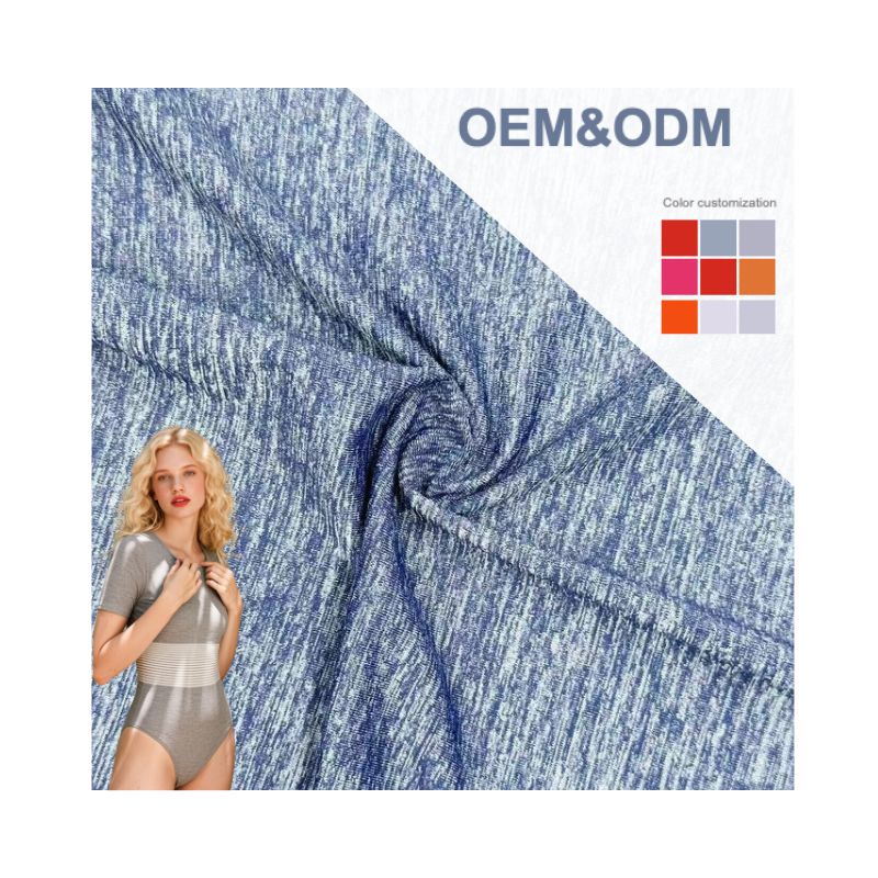 Delantex High Stretch Knit 165gsm 170cm Spandex Fabric Material, Free Sample Nylon Fabric for Sportswear