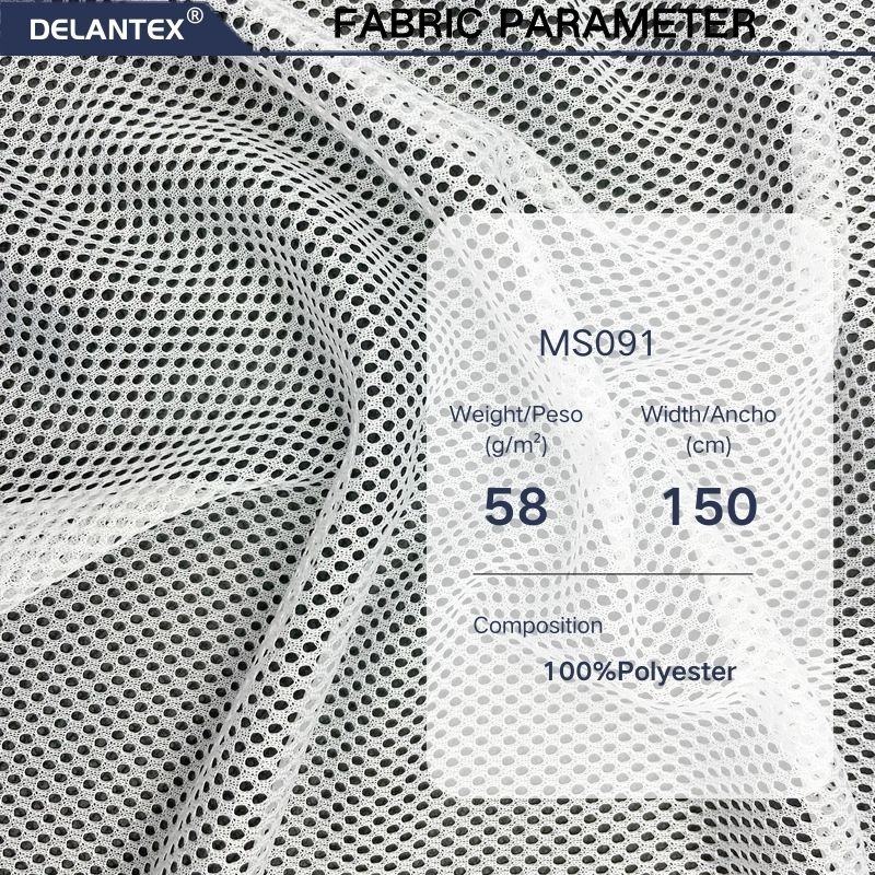 Delantex Polyester Mesh Fabric Supplier for Sublimation Football Jersey Material