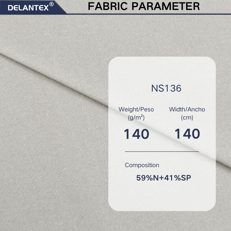 Delantex High Quality the High-elastic Yoga Wear Fabric Is Lightweight and Breathable 140cm 140gsm