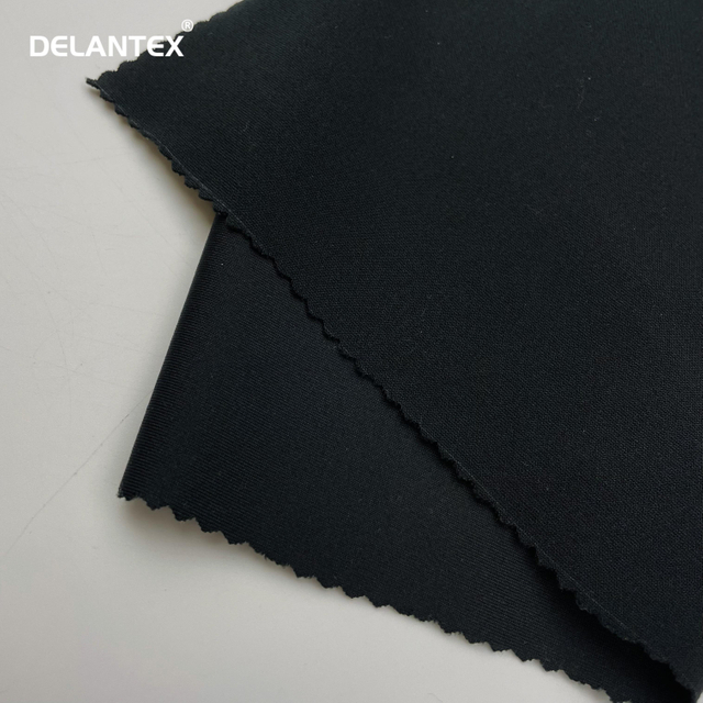 Delantex 320GSM High Weight DTY Polyester Spandex Stretchable Jersey Fabric for Activewear
