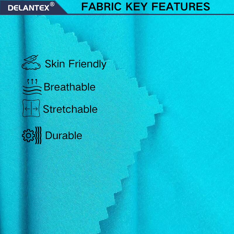 Delantex High Quality Workwear Made of Polyester Spandex Fabric, Four-way Elastic Fabric, Breathable and Tear Resistant