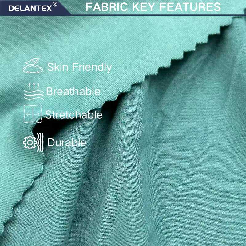 Delantex a Supplier of Soft and Skin Friendly Yoga and Swimwear Fabrics 150gsm Gram Weight
