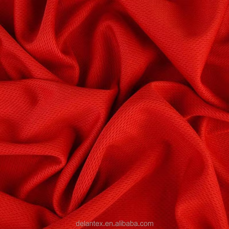 Delantex 100 Polyester Hight Quality Fa-Ke Mesh Brid Eye Fabric 190GSM 160cm